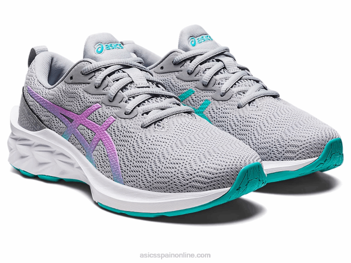 escuela primaria novablast 2 Asics 4L684427 gris piedmont/brillo lavanda