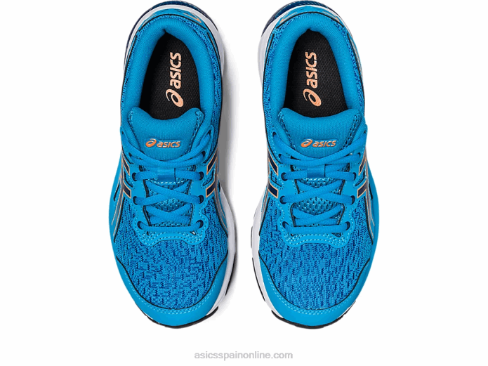gel-cumulus 24 escuela primaria Asics 4L684228 azul isla/melocotón sol