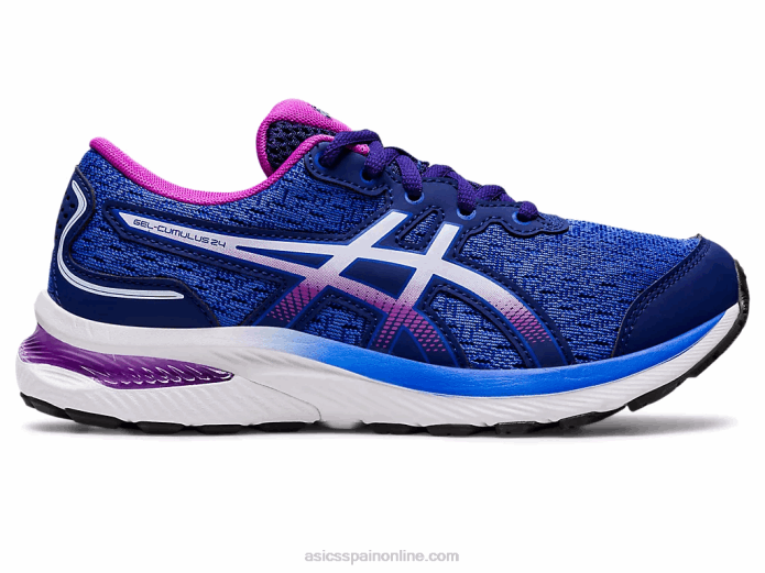 gel-cumulus 24 escuela primaria Asics 4L684414 buceo azul/cielo suave