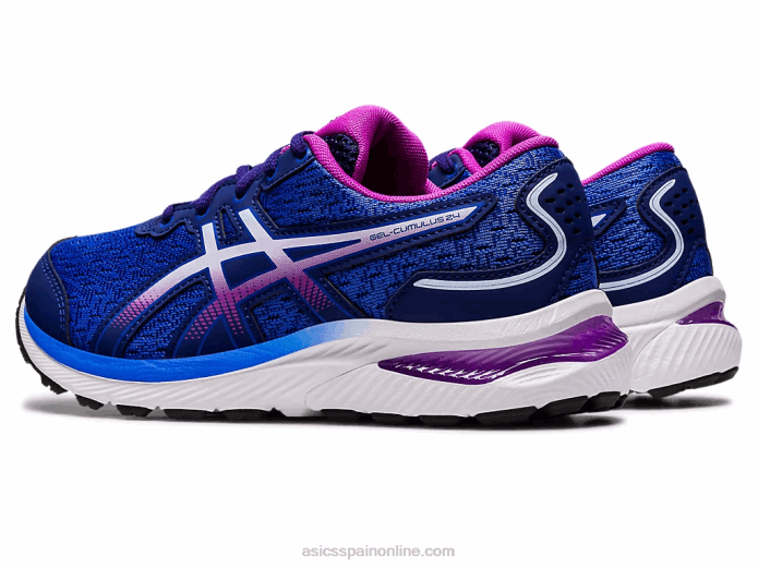 gel-cumulus 24 escuela primaria Asics 4L684414 buceo azul/cielo suave