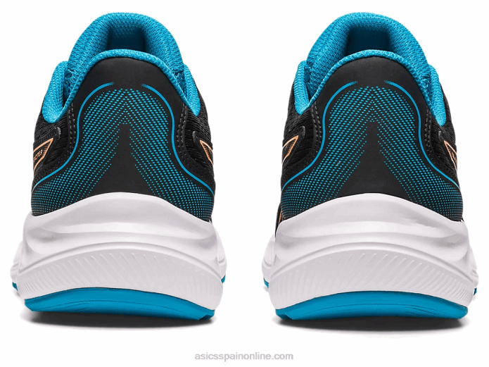 gel-excite 9 grado escuela Asics 4L684307 melocotón negro/sol