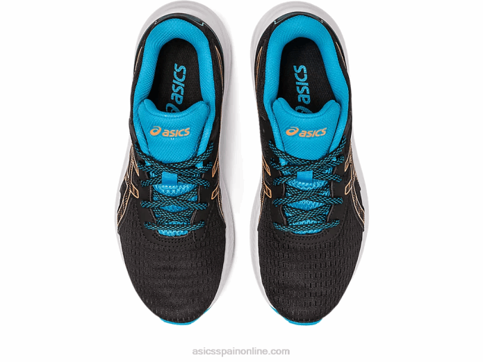 gel-excite 9 grado escuela Asics 4L684307 melocotón negro/sol