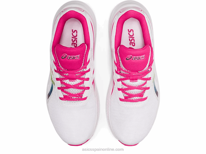 gel-excite 9 grado escuela Asics 4L684462 brillo blanco/rosa