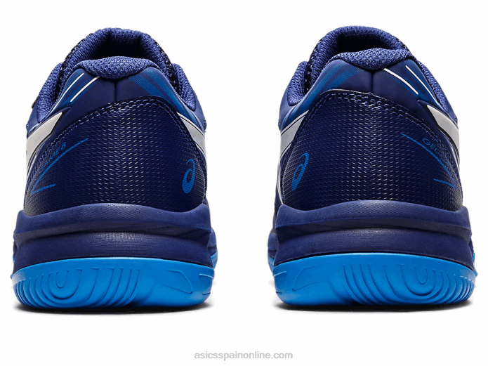 gel-juego 8 escuela primaria Asics 4L684435 buceo azul/blanco