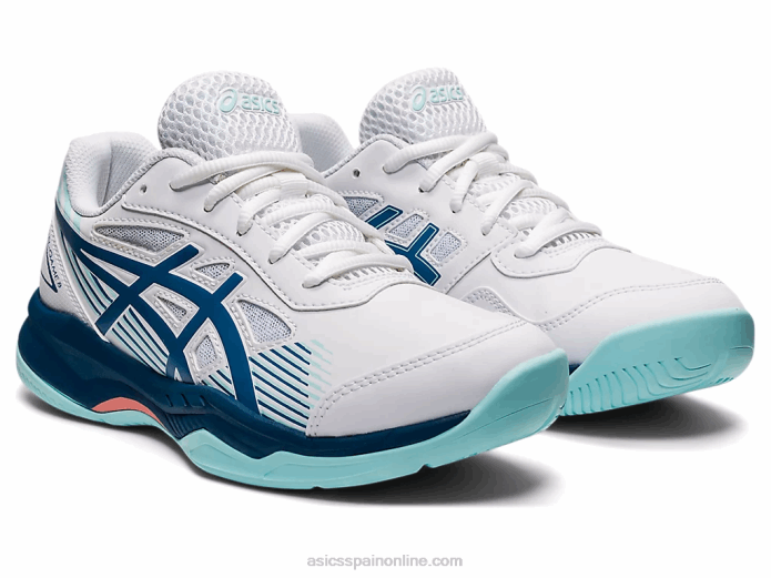 gel-juego 8 escuela primaria Asics 4L684492 blanco/índigo claro