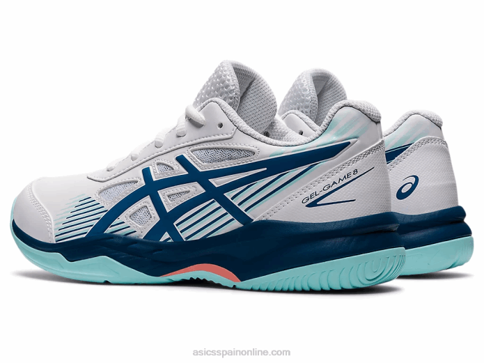 gel-juego 8 escuela primaria Asics 4L684492 blanco/índigo claro