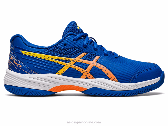 gel-juego 9 grado escuela Asics 4L684227 azul atún/melocotón sol