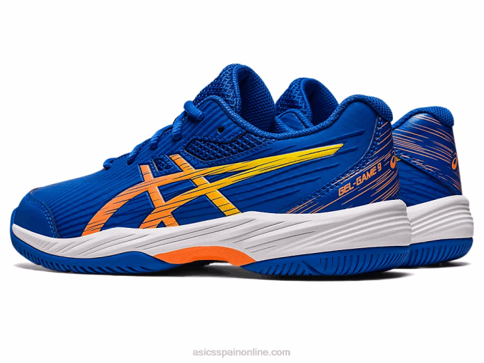gel-juego 9 grado escuela Asics 4L684227 azul atún/melocotón sol