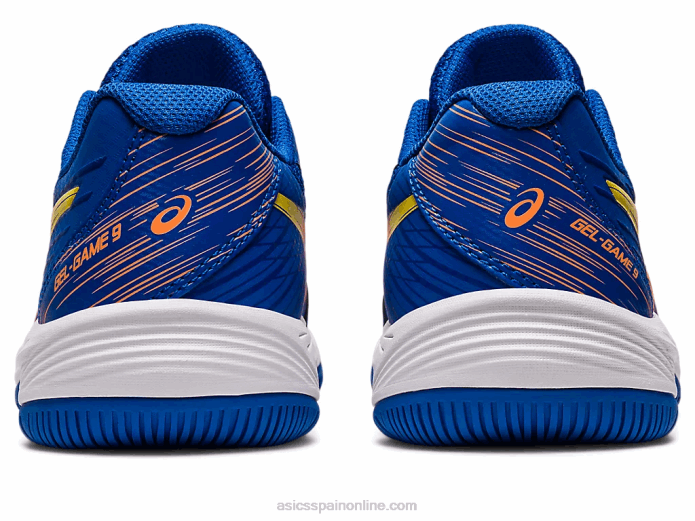 gel-juego 9 grado escuela Asics 4L684227 azul atún/melocotón sol