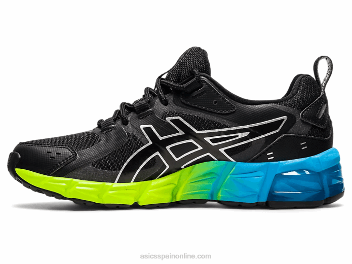 gel-quantum 180 6 escuela primaria Asics 4L684315 negro/azul aizuri
