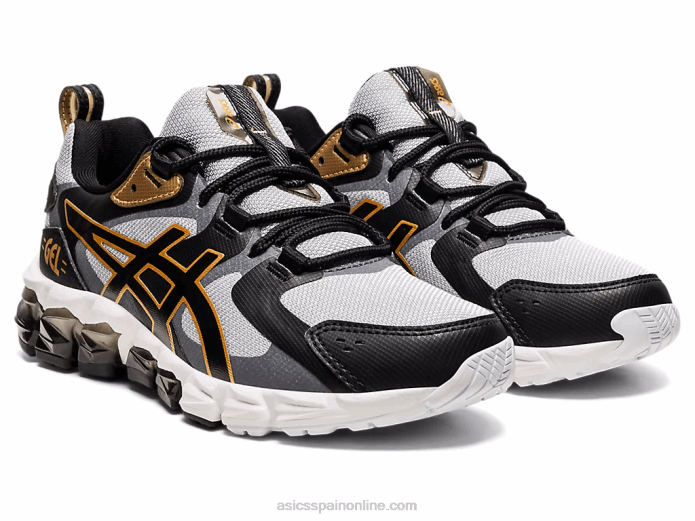 gel-quantum 180 6 escuela primaria Asics 4L684321 gris piedmont/negro