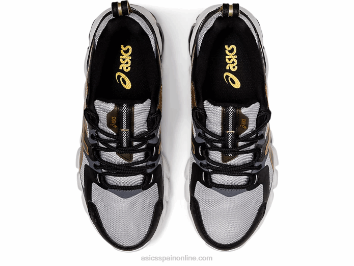 gel-quantum 180 6 escuela primaria Asics 4L684321 gris piedmont/negro