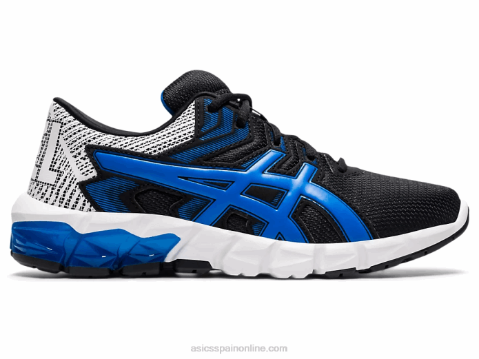gel-quantum 90 2 escuela primaria Asics 4L684561 negro/azul eléctrico