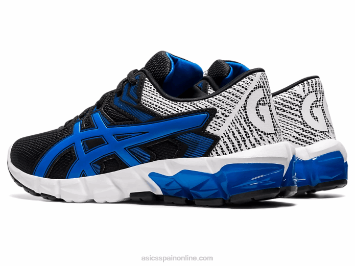 gel-quantum 90 2 escuela primaria Asics 4L684561 negro/azul eléctrico