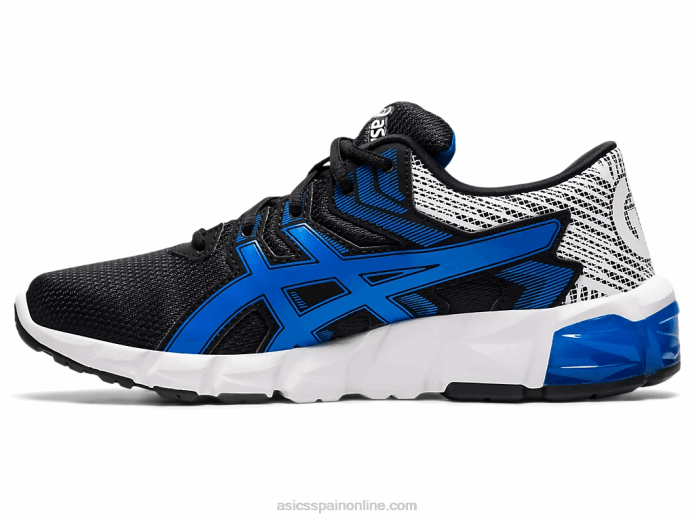 gel-quantum 90 2 escuela primaria Asics 4L684561 negro/azul eléctrico
