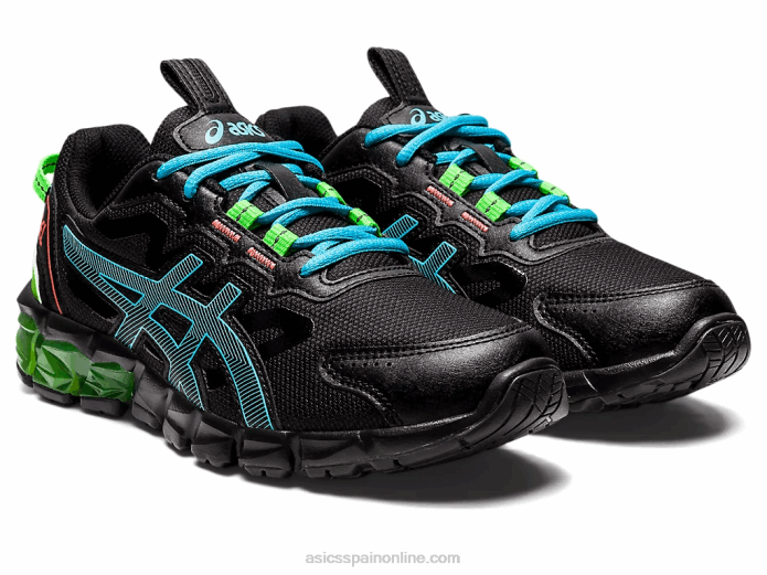 gel-quantum 90 3 grado escolar Asics 4L684373 negro/acuario