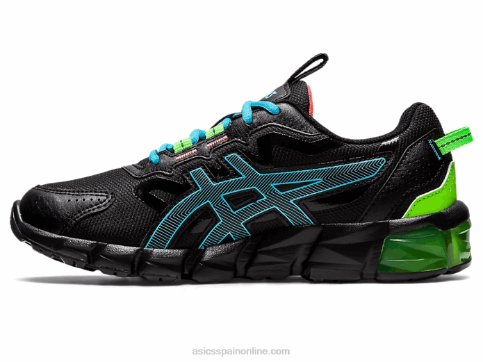 gel-quantum 90 3 grado escolar Asics 4L684373 negro/acuario