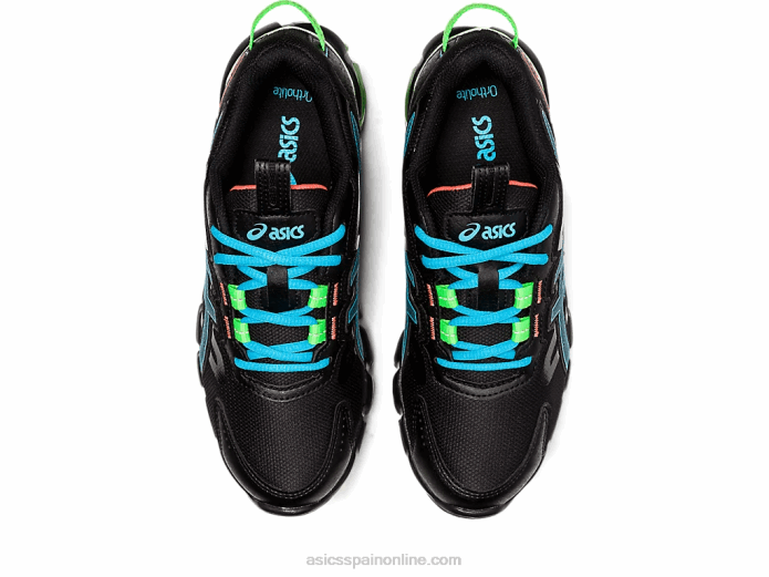 gel-quantum 90 3 grado escolar Asics 4L684373 negro/acuario