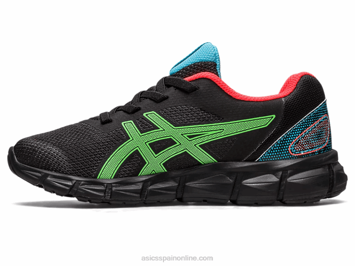 gel-quantum lyte ii preescolar Asics 4L684295 gecko negro/verde