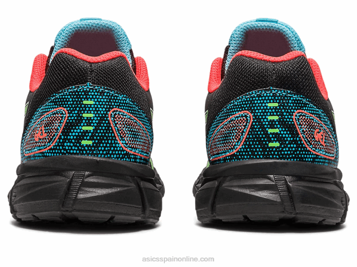 gel-quantum lyte ii preescolar Asics 4L684295 gecko negro/verde