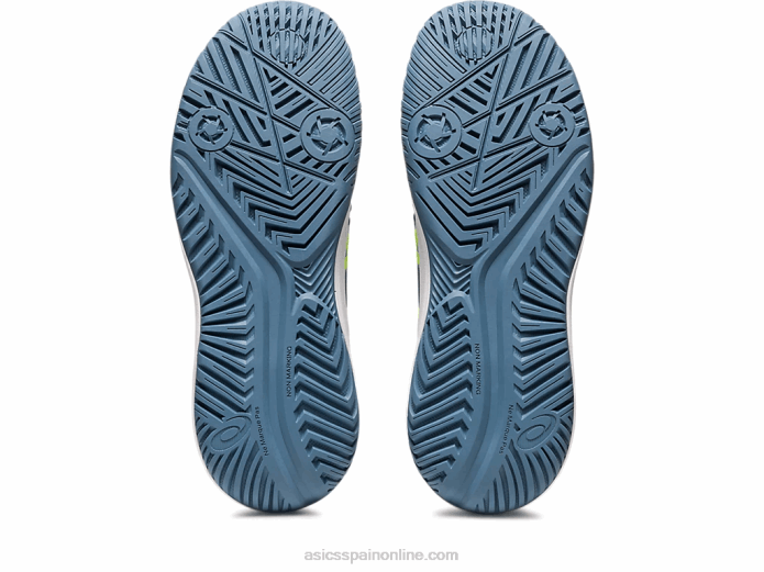 gel-resolución 9 grado escuela Asics 4L684219 azul acero/verde peligro