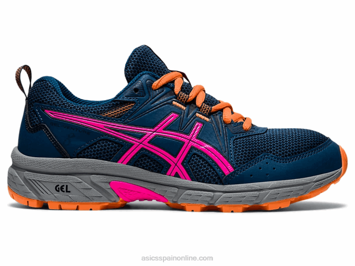 gel-ventura 8 escuela primaria Asics 4L684494 mako azul/rosa glo