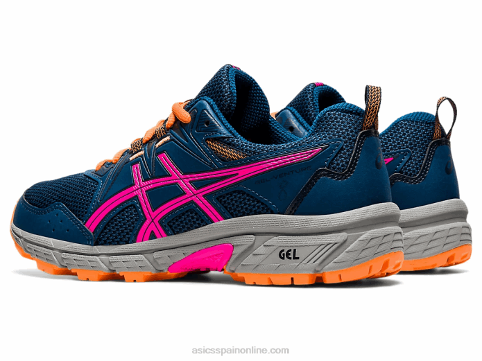 gel-ventura 8 escuela primaria Asics 4L684494 mako azul/rosa glo