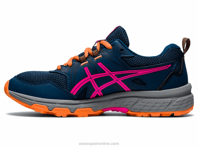 gel-ventura 8 escuela primaria Asics 4L684494 mako azul/rosa glo