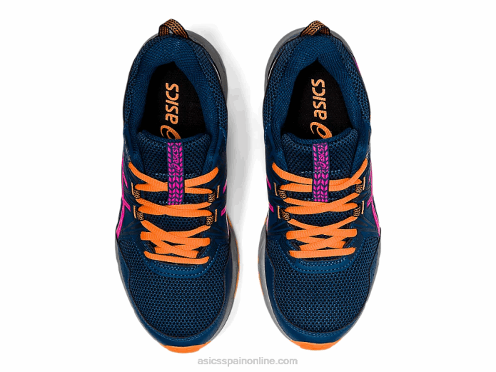 gel-ventura 8 escuela primaria Asics 4L684494 mako azul/rosa glo