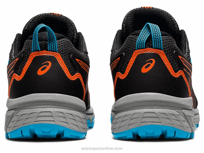 gel-ventura 8 escuela primaria Asics 4L684496 negro/naranja caléndula