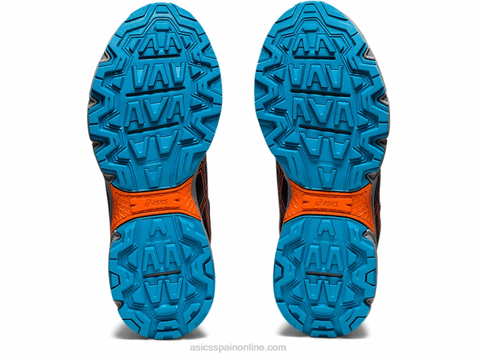 gel-ventura 8 escuela primaria Asics 4L684496 negro/naranja caléndula