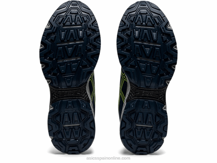 gel-ventura 8 escuela primaria Asics 4L684505 azul francés/verde peligro