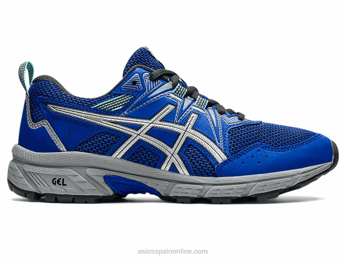 gel-ventura 8 escuela primaria Asics 4L684509 azul lapislázuli/plata pura