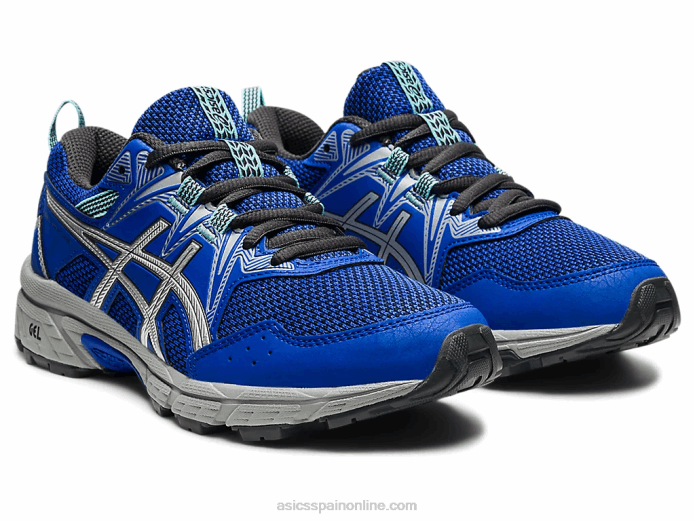 gel-ventura 8 escuela primaria Asics 4L684509 azul lapislázuli/plata pura