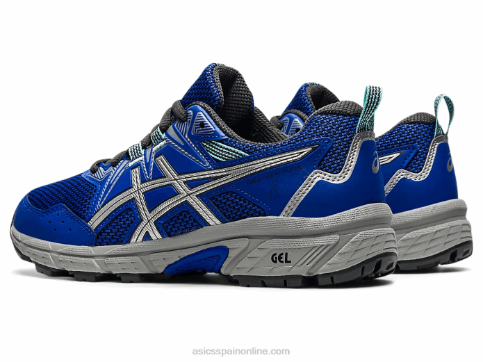 gel-ventura 8 escuela primaria Asics 4L684509 azul lapislázuli/plata pura