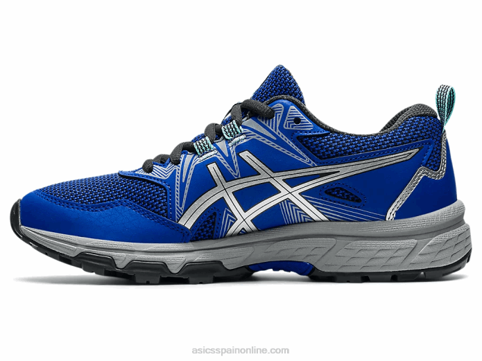 gel-ventura 8 escuela primaria Asics 4L684509 azul lapislázuli/plata pura