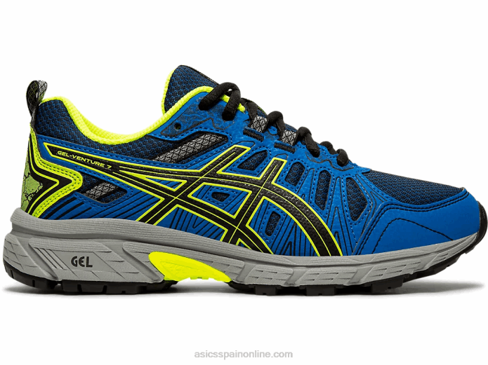 gel-venture 7 escuela primaria Asics 4L684570 negro/amarillo de seguridad