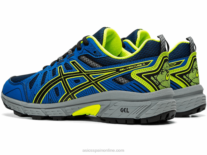 gel-venture 7 escuela primaria Asics 4L684570 negro/amarillo de seguridad