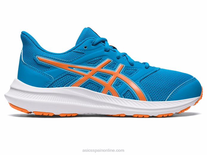 sacudida 4 escuela primaria Asics 4L684270 azul isla/melocotón sol