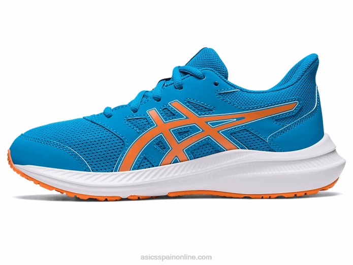 sacudida 4 escuela primaria Asics 4L684270 azul isla/melocotón sol