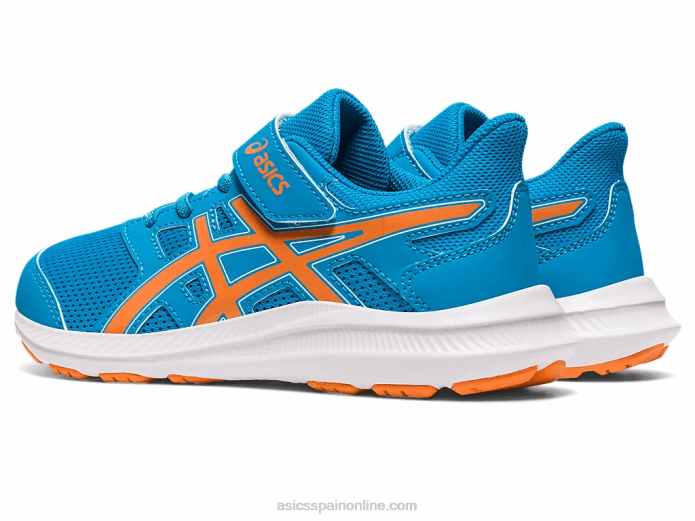 sacudida 4 preescolar Asics 4L684261 azul isla/melocotón sol