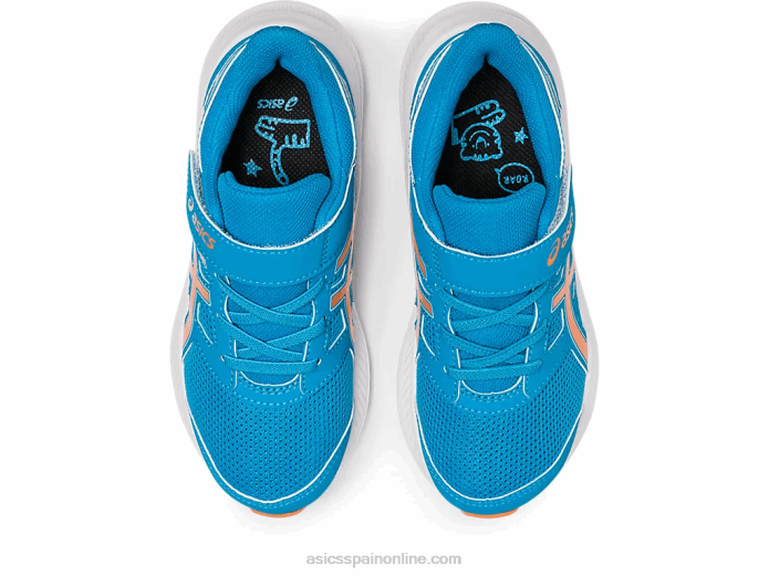 sacudida 4 preescolar Asics 4L684261 azul isla/melocotón sol