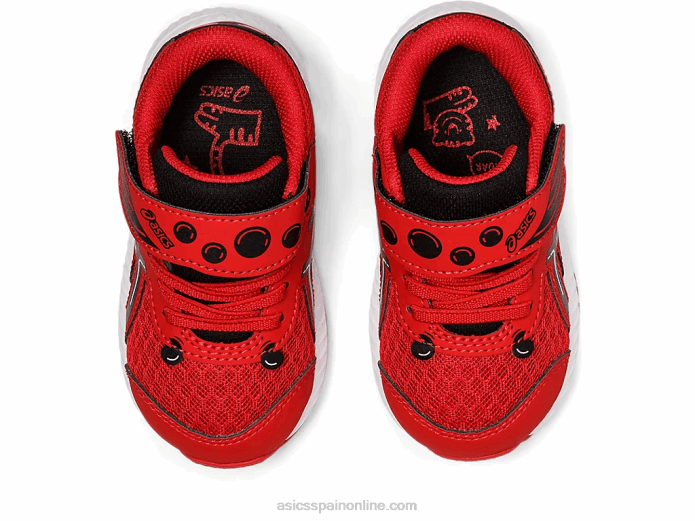 Contender 8 patio de la escuela de tamaño para niños pequeños Asics 4L684412 rojo clásico/negro
