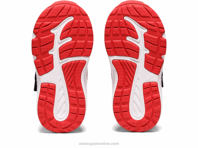 Contender 8 patio de la escuela de tamaño para niños pequeños Asics 4L684412 rojo clásico/negro