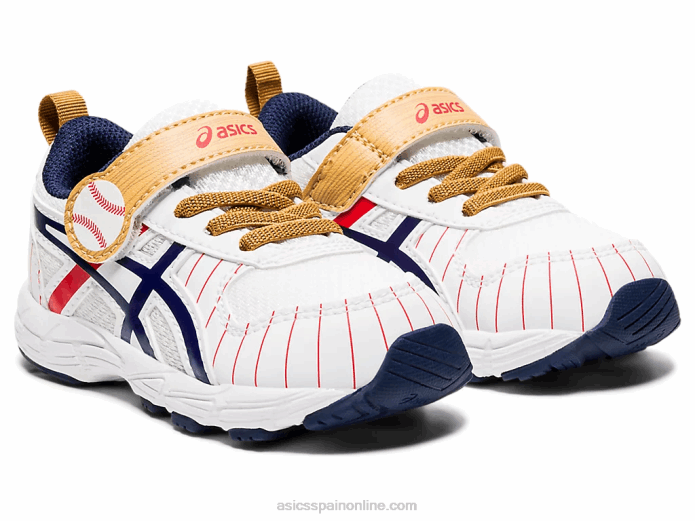 competir 6 tamaño del niño Asics 4L684555 blanco/chaquetón