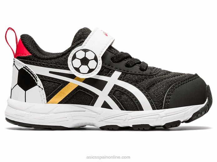 competir 6 tamaño del niño Asics 4L684556 negro/oro puro