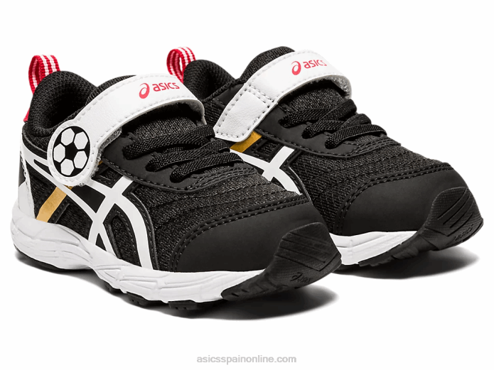 competir 6 tamaño del niño Asics 4L684556 negro/oro puro