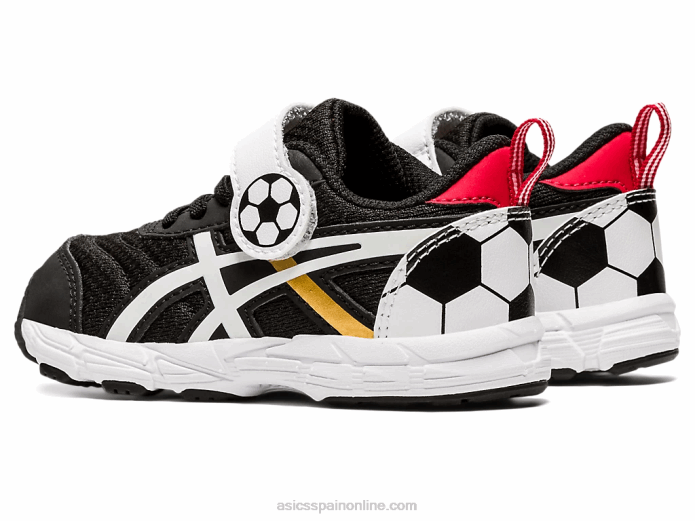 competir 6 tamaño del niño Asics 4L684556 negro/oro puro