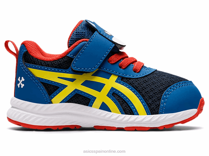 competir 7 tamaño del niño Asics 4L684475 lago drive/amarillo vibrante