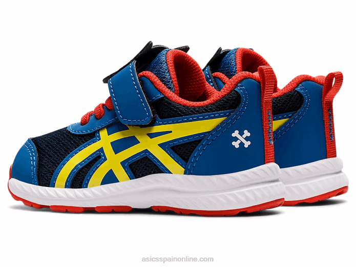 competir 7 tamaño del niño Asics 4L684475 lago drive/amarillo vibrante